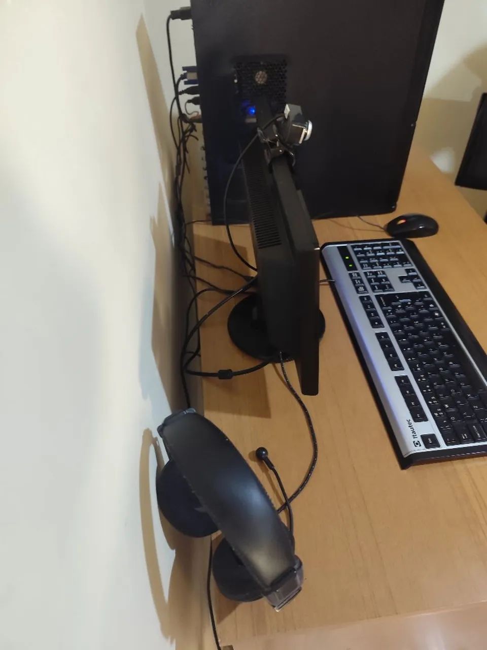 Computador completo com headset webcam teclado gabinete mouse  - Foto 2