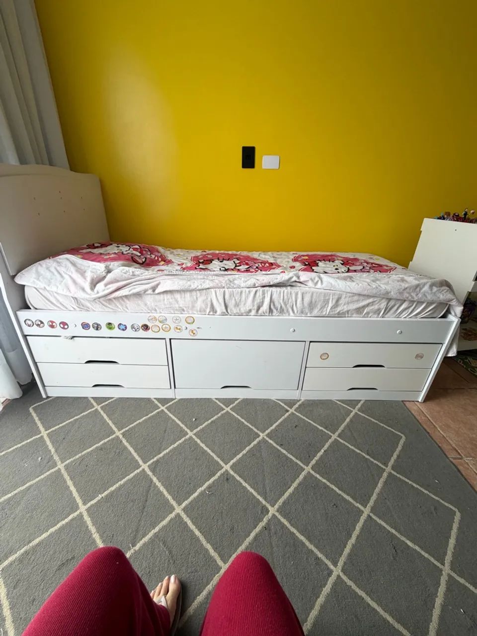 Cama solteiro com gavetas - Foto 2