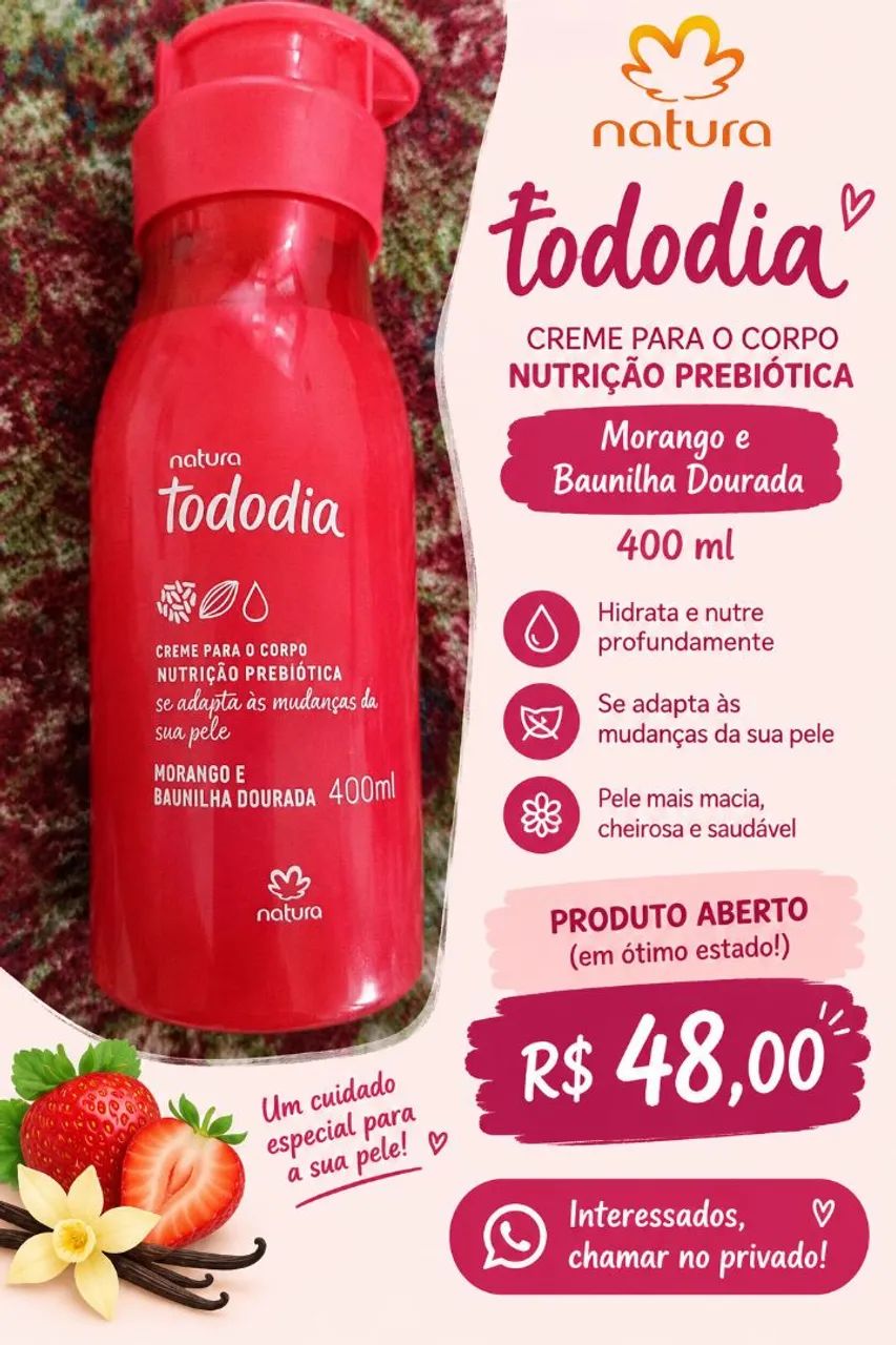 hidratante natura.Usado 2 vezes 