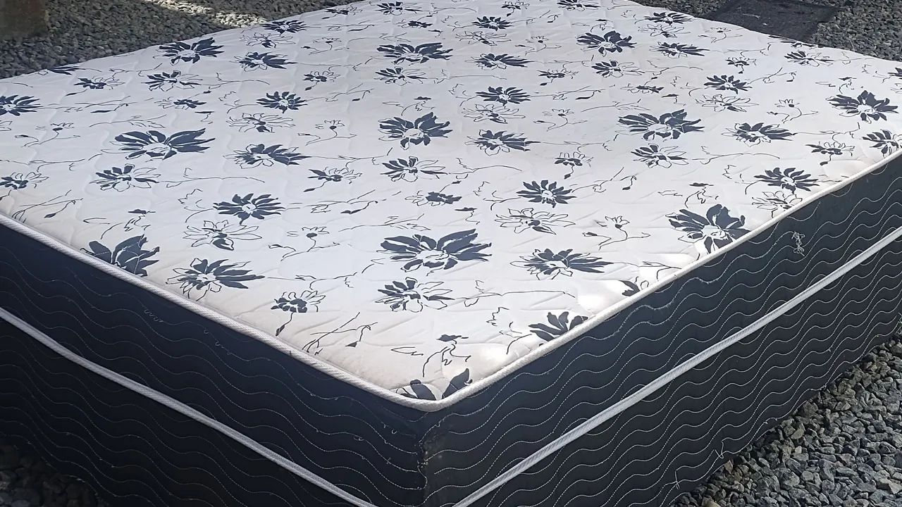 Cama box casal conjugada 