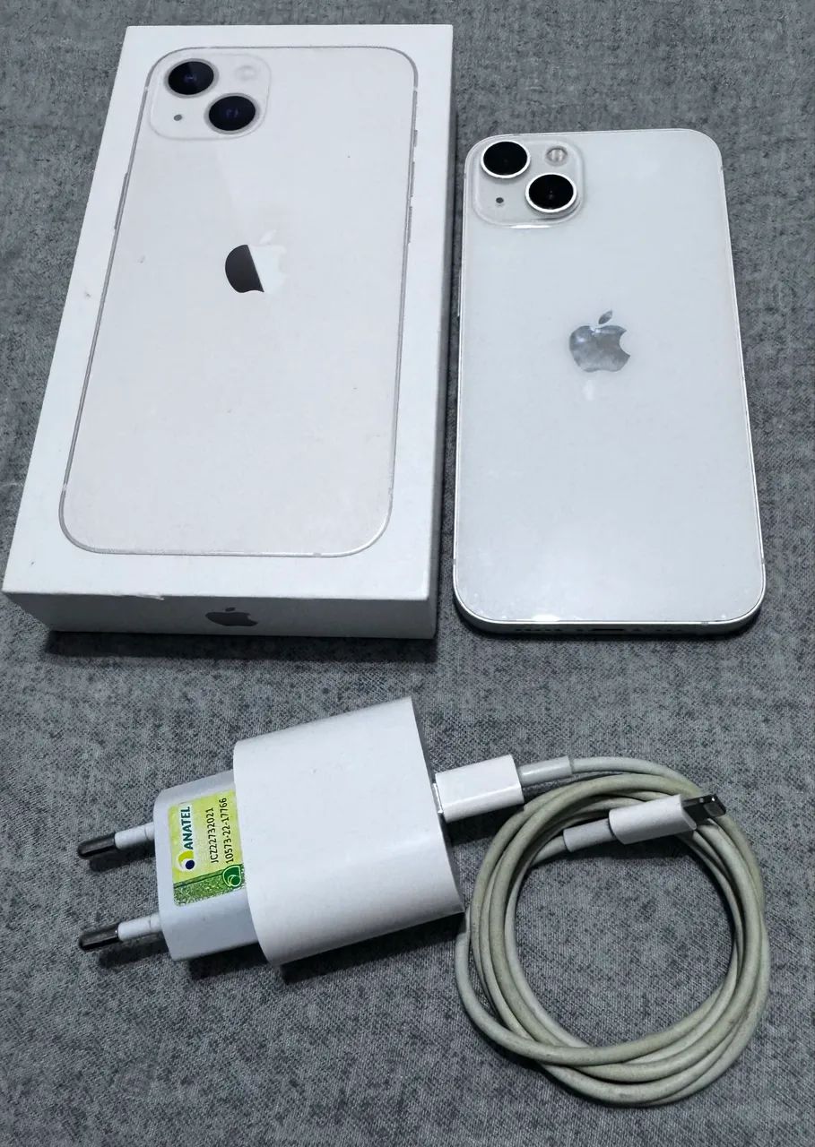 IPHONE 13 128gb BRANCO BATERIA 100% ORIGINAL - Foto 4