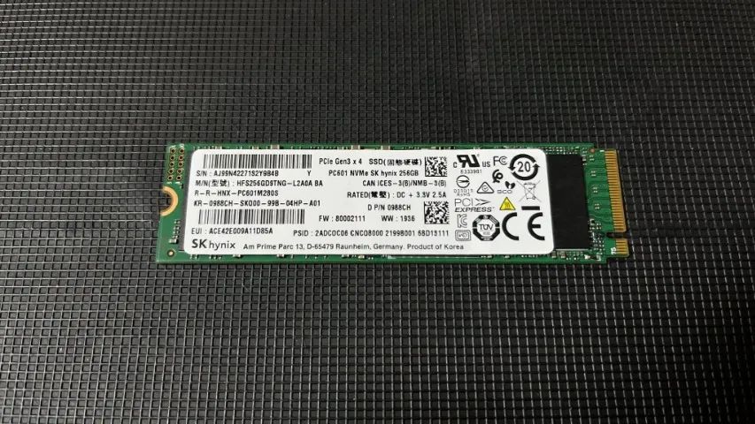 SSD NvME 256Gb SK Hynix