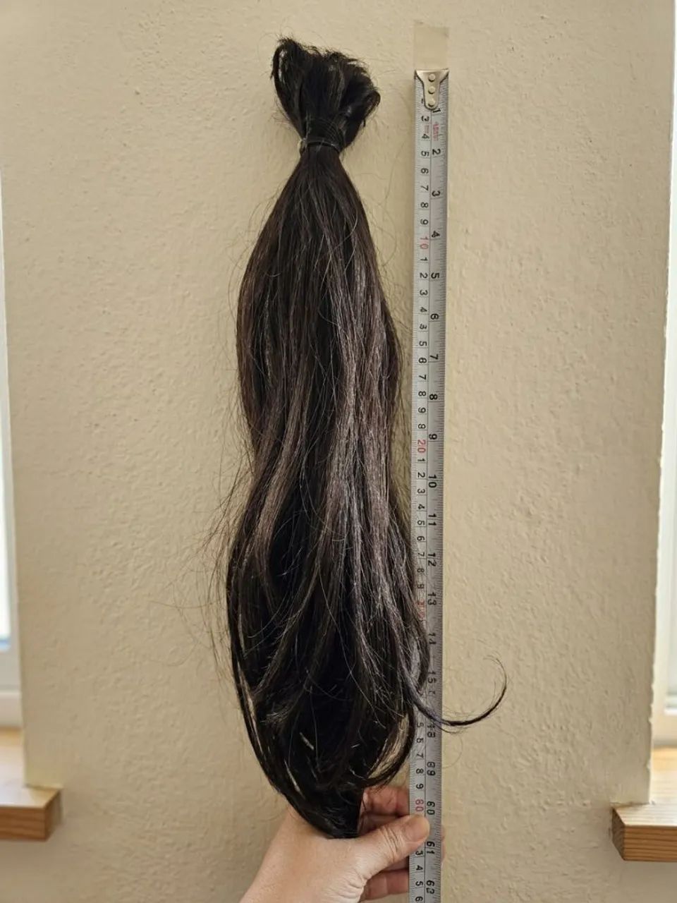 Cabelo brasileiro de 60 cm por 600