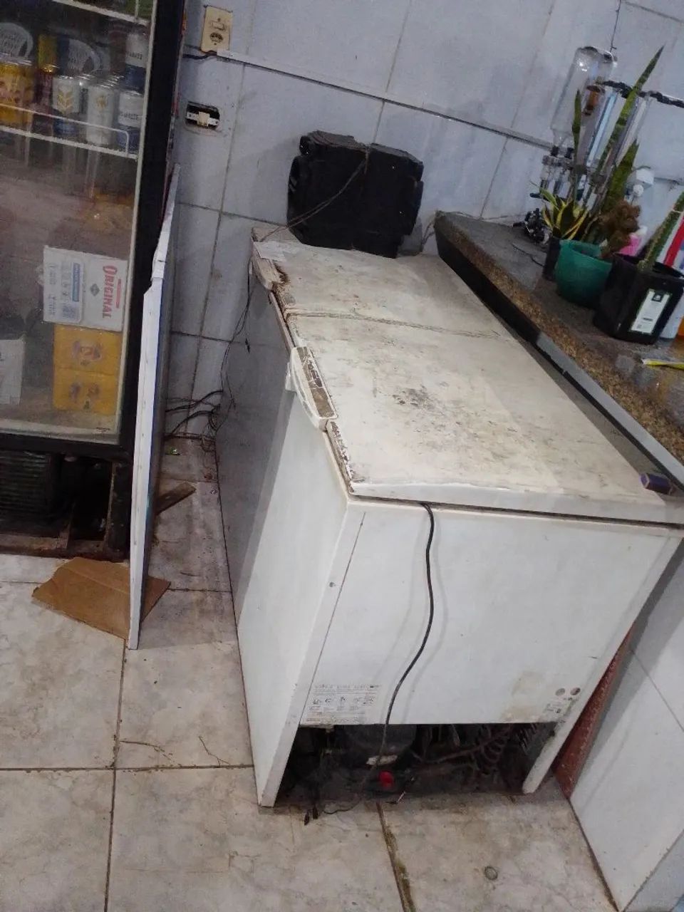 Freezer com defeito 