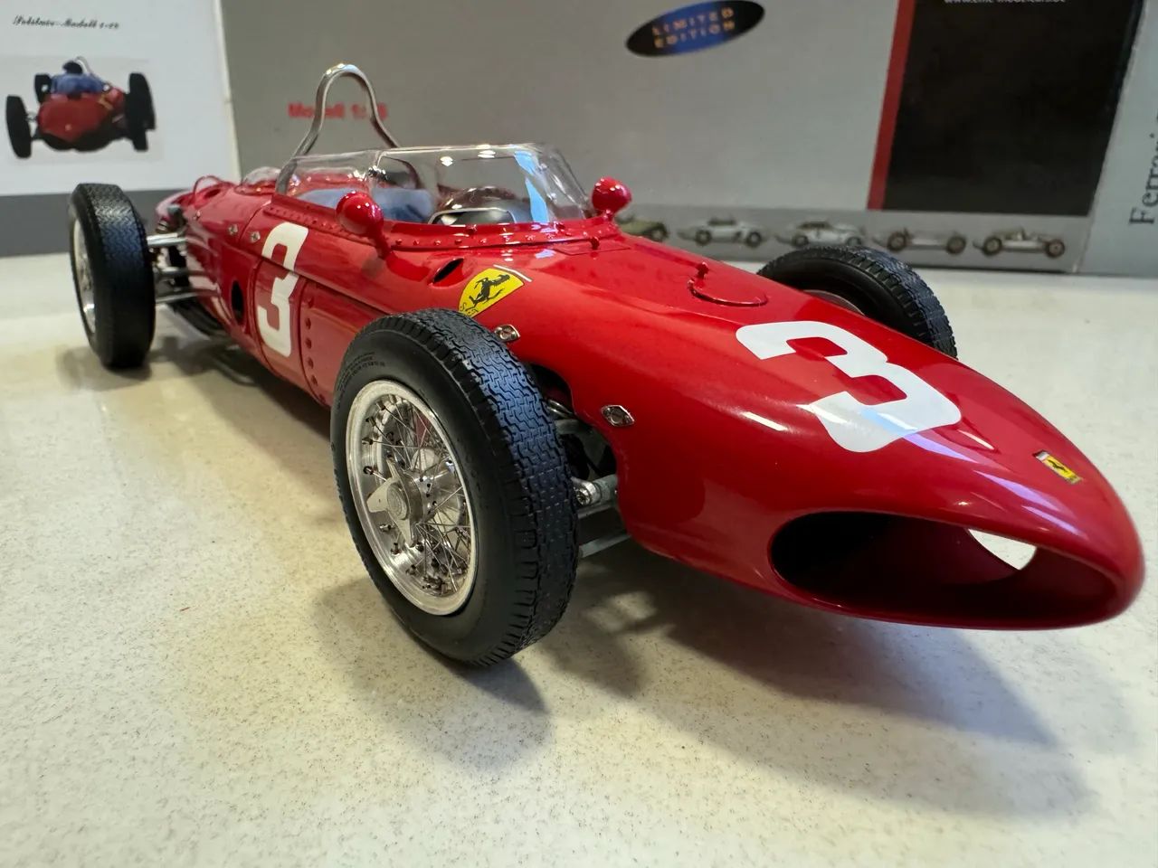 CMC 1/18 Ferrari 1961 (156 f1) #3 Wolfgang Von Trips GP Alemanha