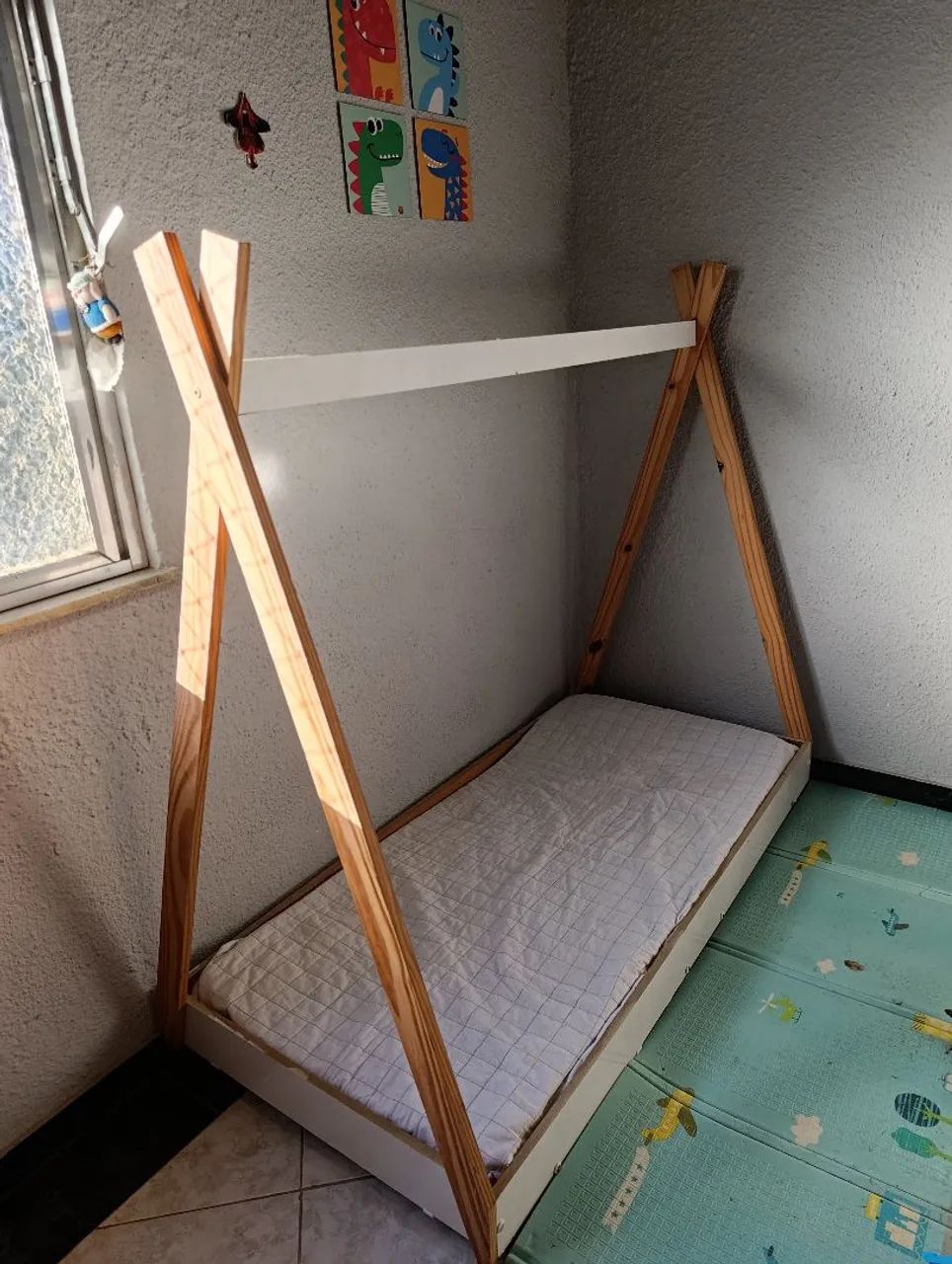 CAMA INFANTIL CABANA C/ COLCHÃO  - Foto 2