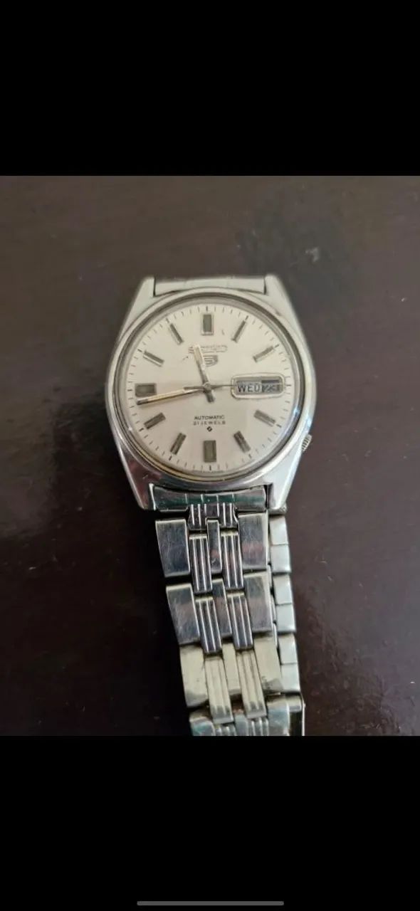 Seiko 5 branco 