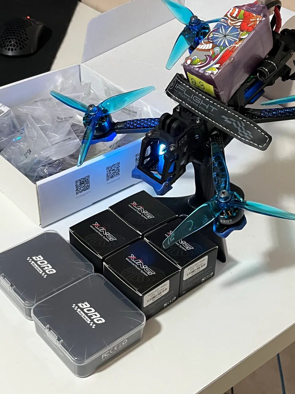 Drone FPV 5? iFlight evoque 5x - Zero Voo - Praticamente Novo - Foto 2