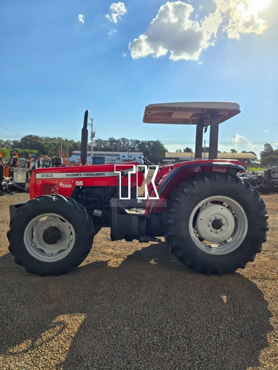 cod. 1525 TRATOR MF 283 ADVANCED 4X4 2008 COM REDUTOR DE VELOCIDADE - Tk Tratores Nova And - Foto 2