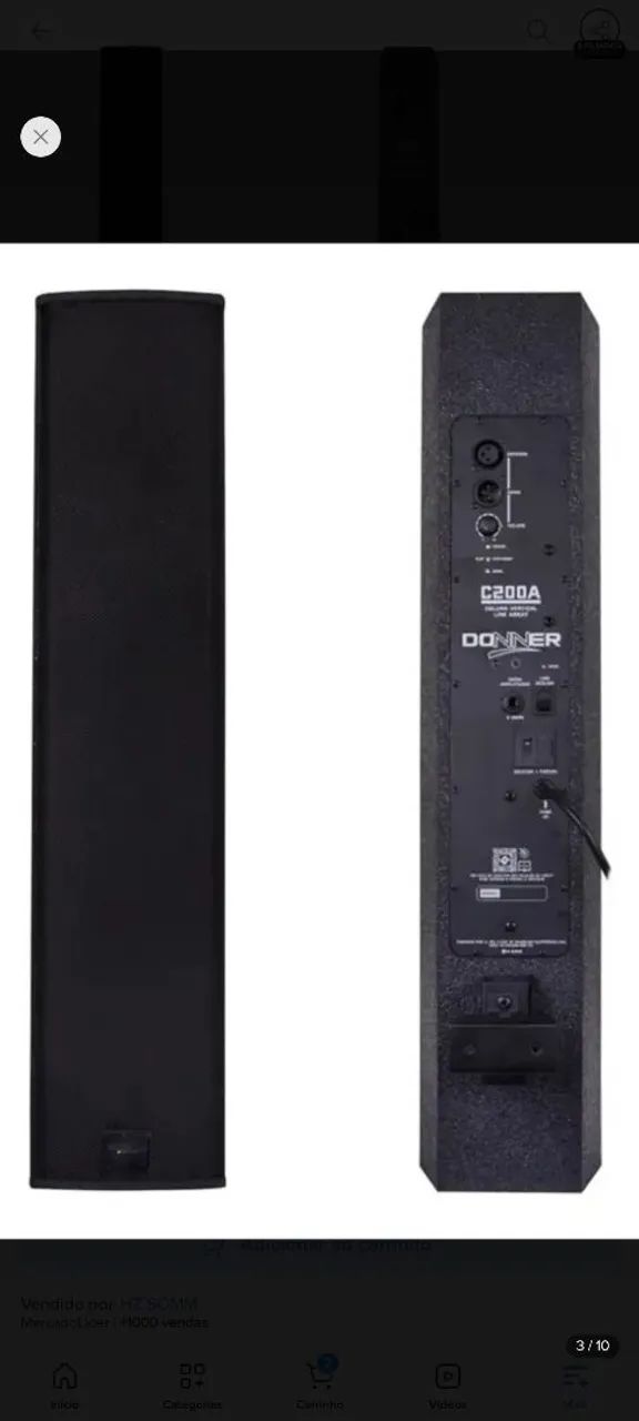 Vendo caixa LINE 2 ativa e 2 pasiva  - Foto 4