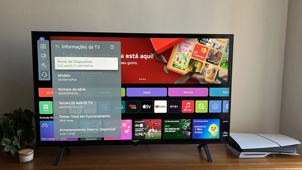 TV 50 polegadas - LG