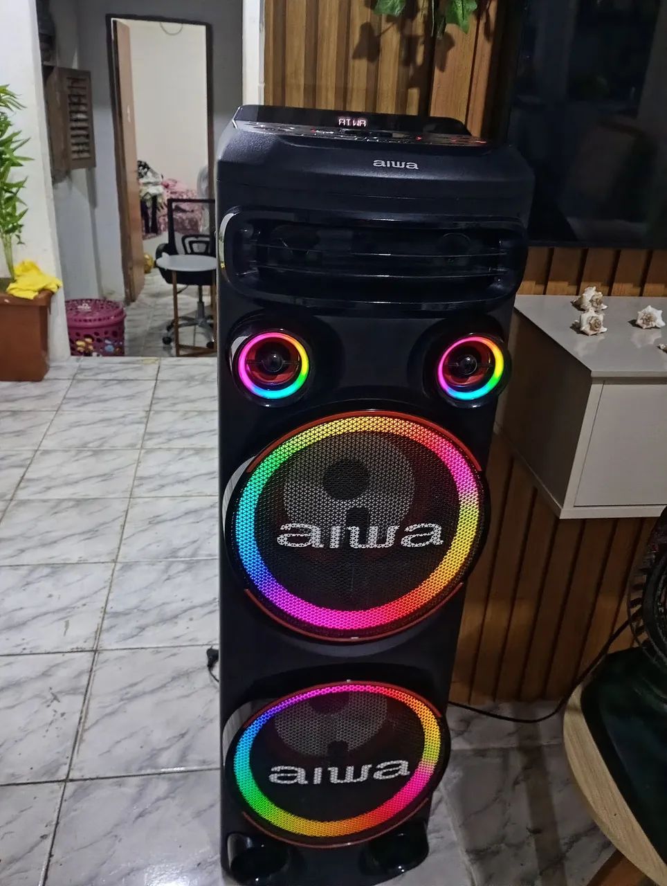 Caixa de som Aiwa  - Foto 4