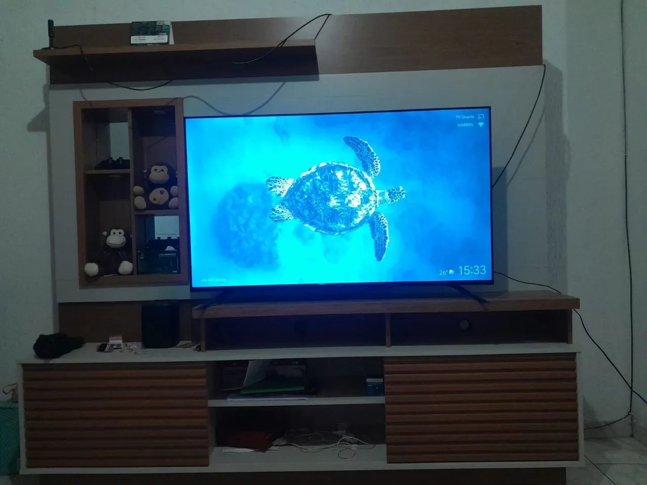 Rack com painel 
