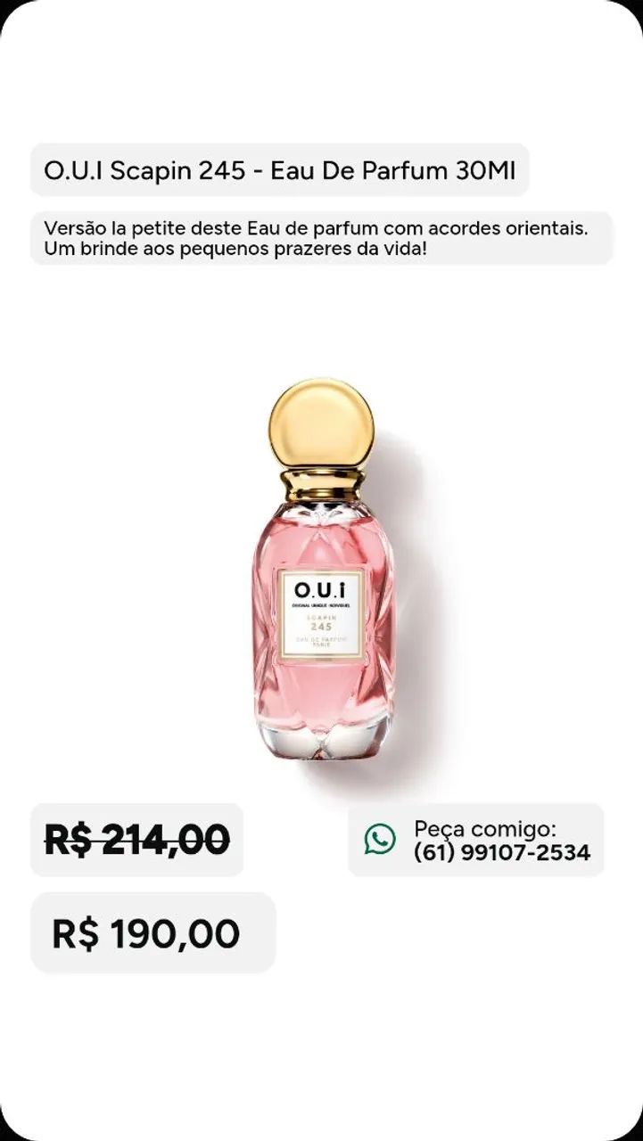 O.u.i Scapin 245 30ml Eau de Parfum 