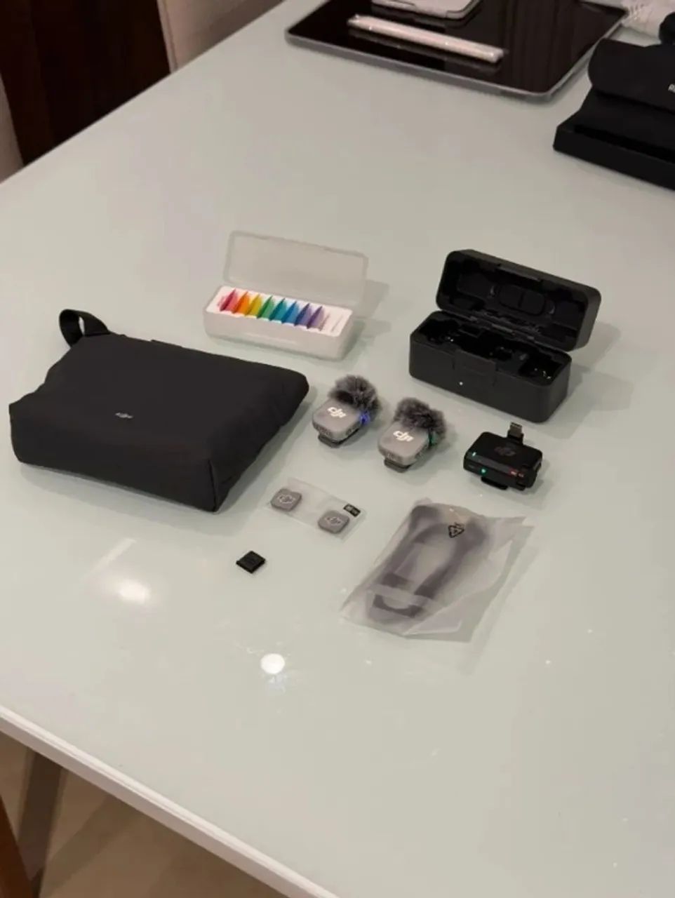 Microfone DJI Mic Mini 2 Combo Novo, Sem Uso