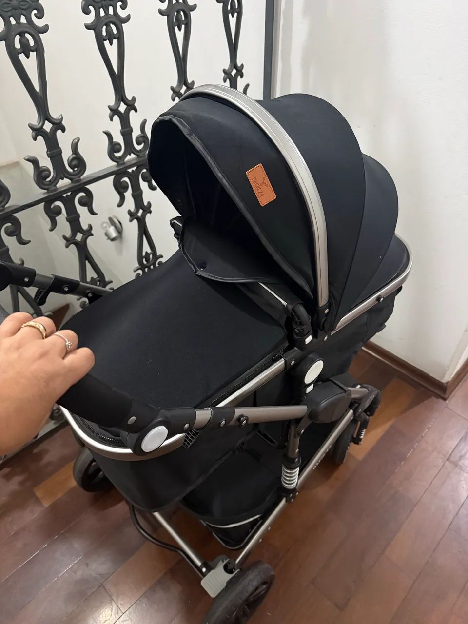 Carrinho de Bebê Europeu 2 em 1 ( só carrinho ) semi novo  - Foto 2