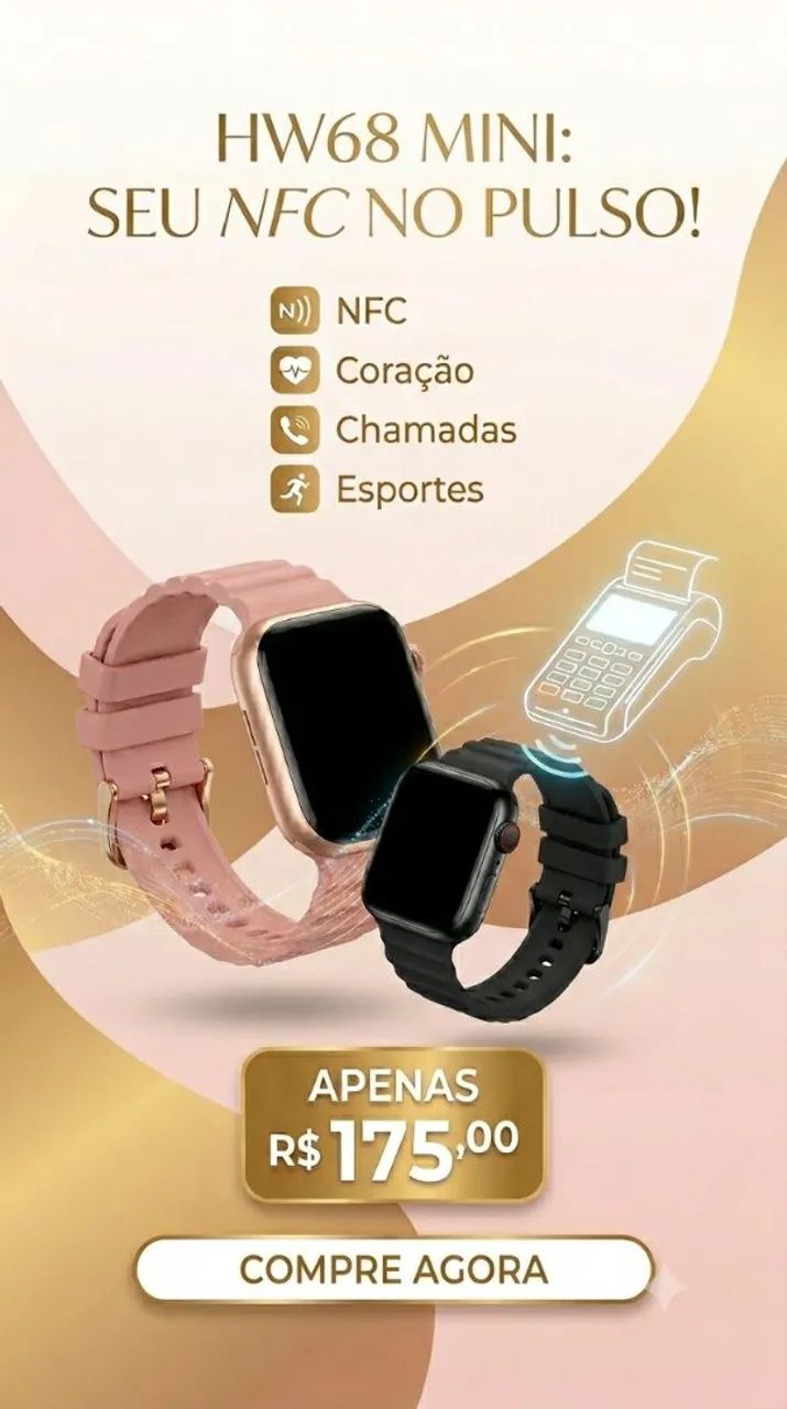 Smartwatch com NFC  - Foto 3