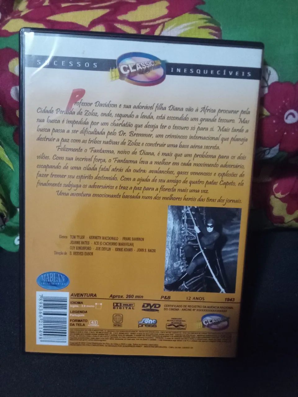 DVD duplo seriado antigo O Fantasma 1943 - Foto 2