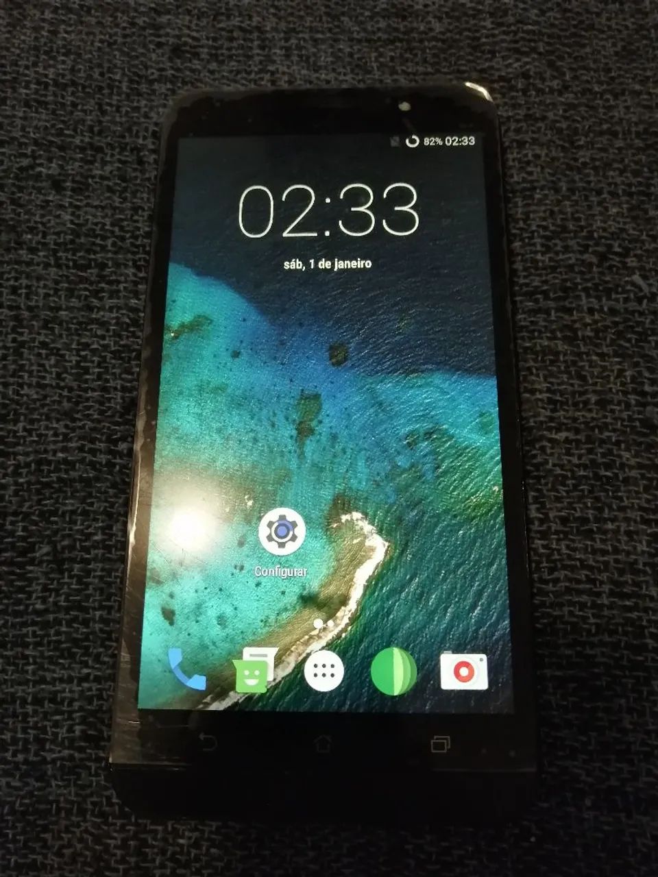Celular Asus zenfone 2 funcionando, roda WhatsApp, smartphone Android 7 tela nova.  - Foto 4