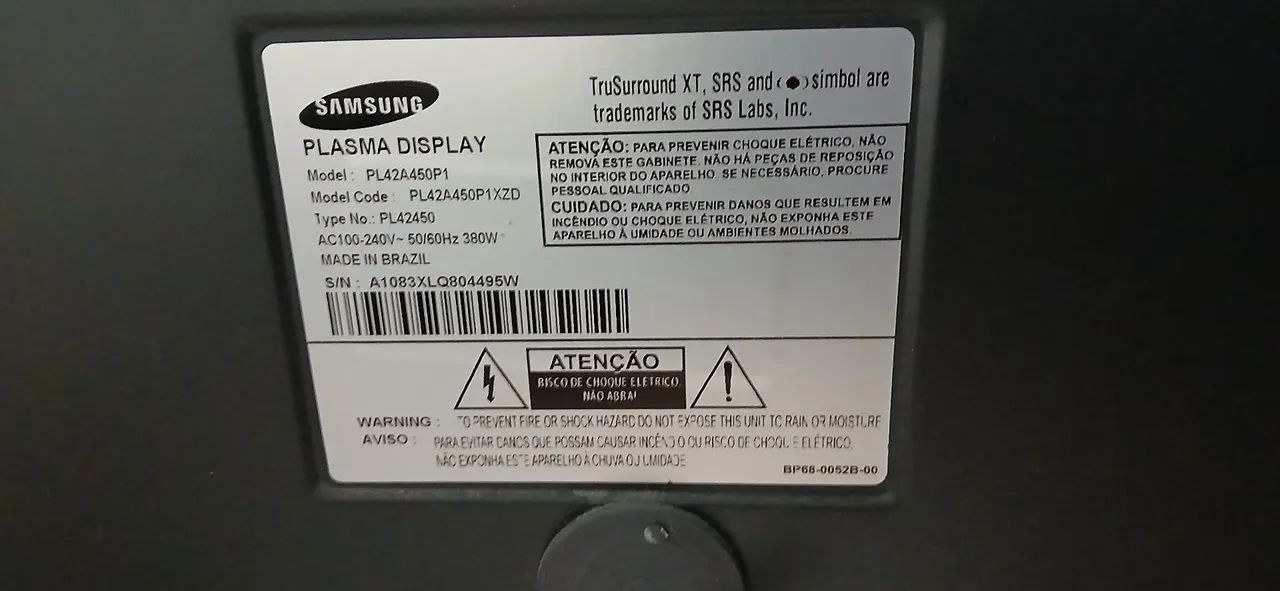 TV de Plasma - Samsung 42" - Foto 3