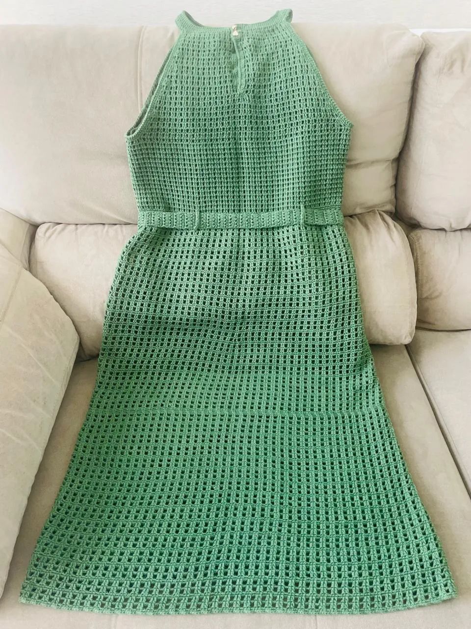 Vestido de crochê 