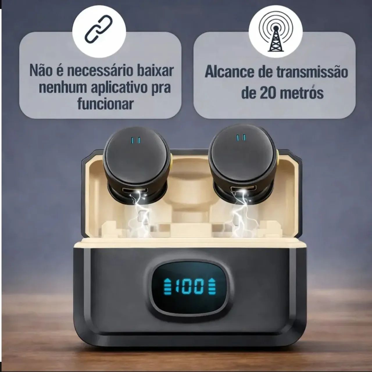 Kit 2 Microfone Tipo-C Magnético ON-MC82 - Foto 2