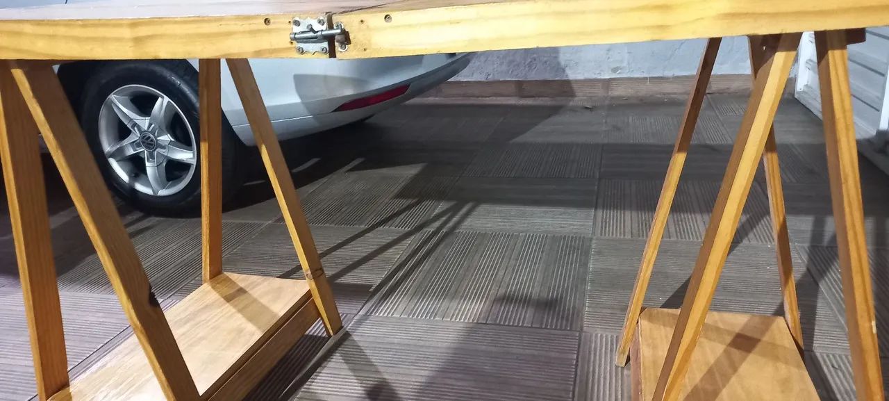 Mesa Maleta de Madeira  Pinus - Foto 2