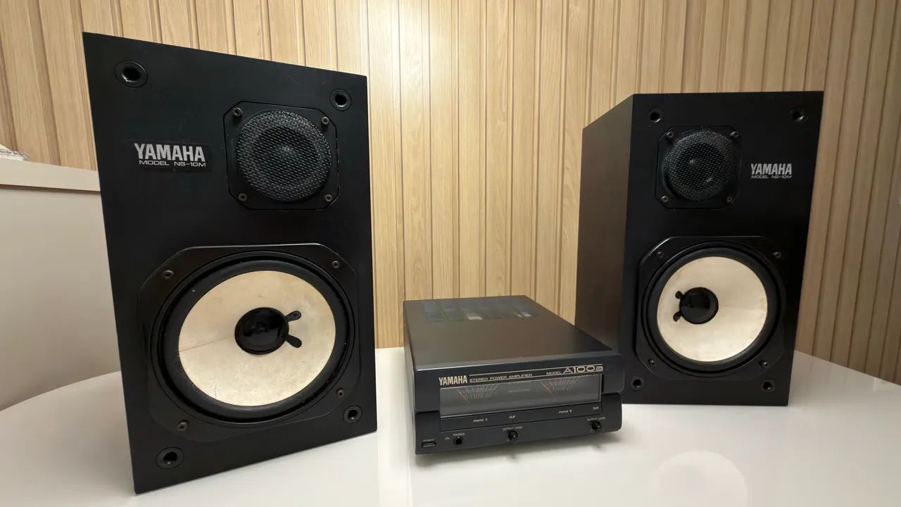 Yamaha NS-10 + AMP Yamaha A100a - Aparelhos de Som - Bom Retiro