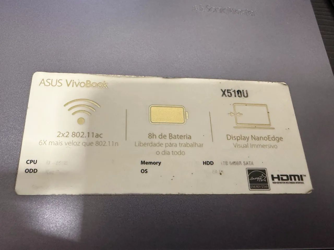 Notebook asus vivobook X510U  - Foto 4