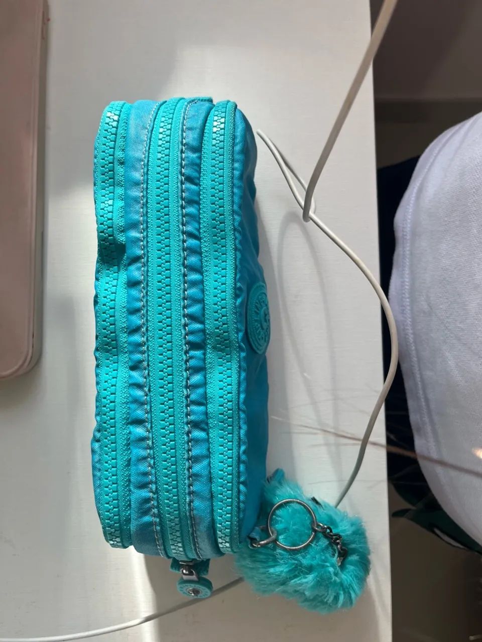 Estojo azul metálico kipling gitroy - Foto 2