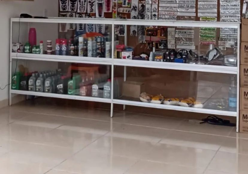 Balcão de vidro 