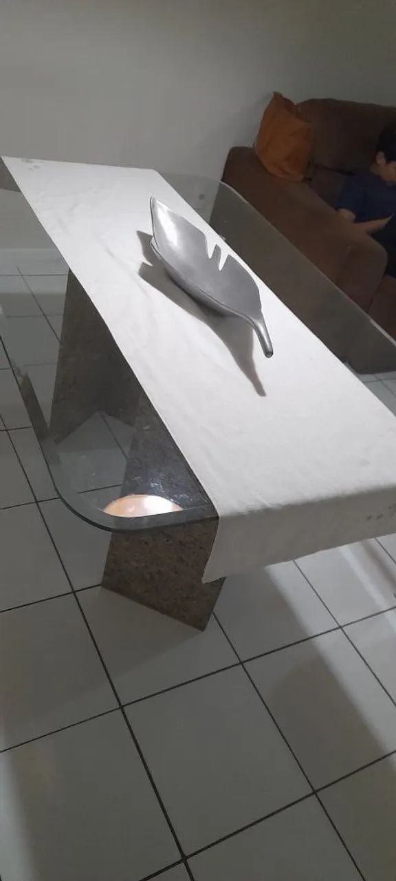 Mesa e centro de vidro - Foto 4