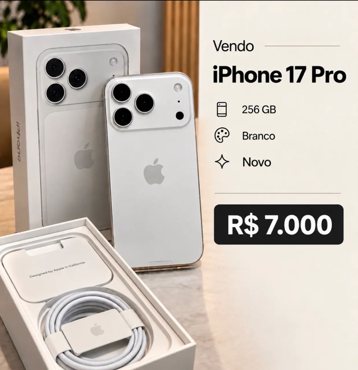 Iphone 17 pro - Novo