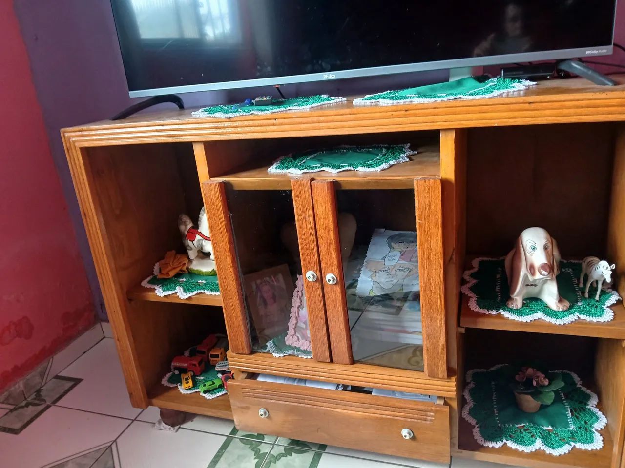 Vendo um rack de madeira  - Foto 2