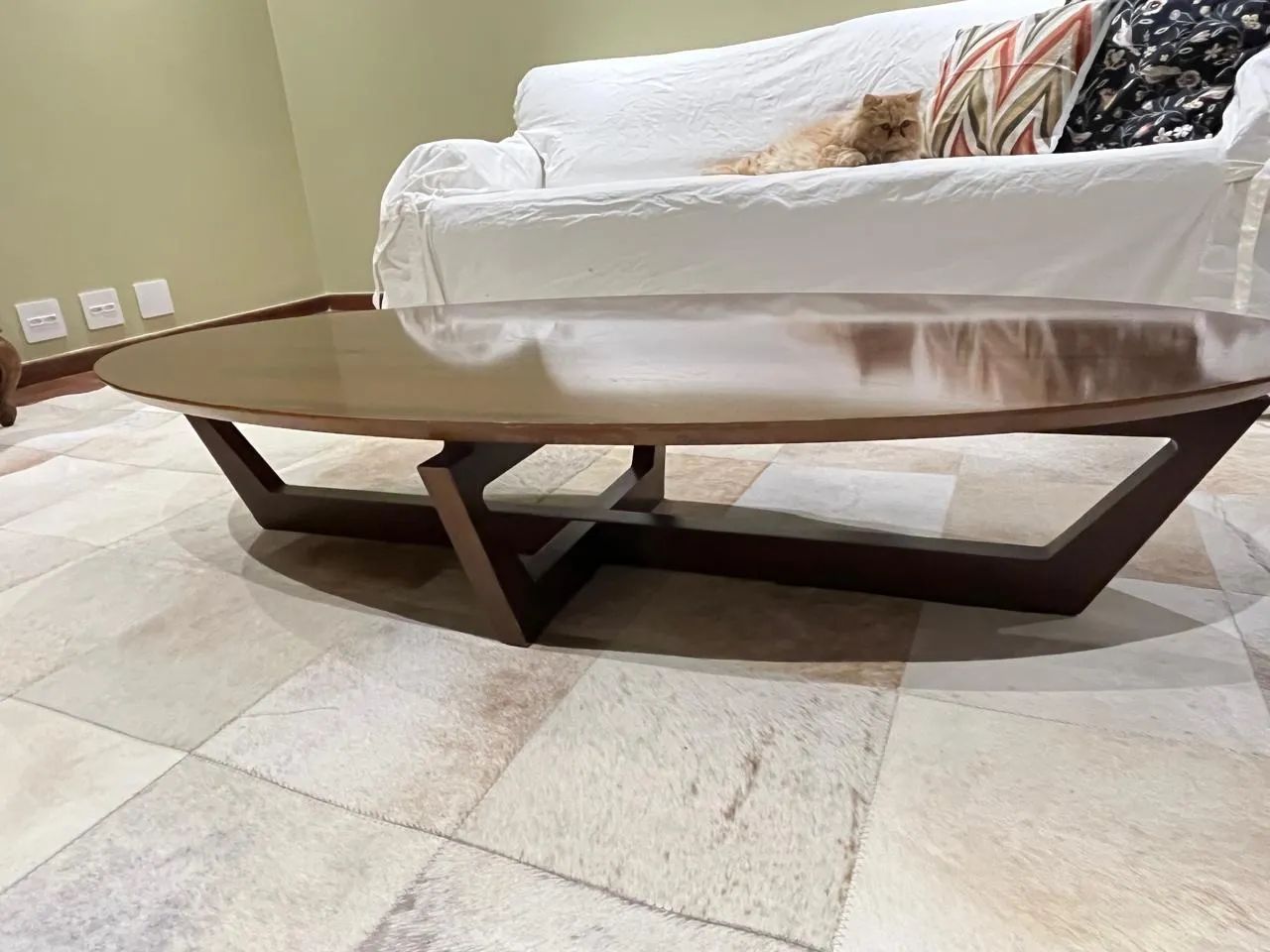 Mesa de centro oval ETNA - moderna  - Foto 2