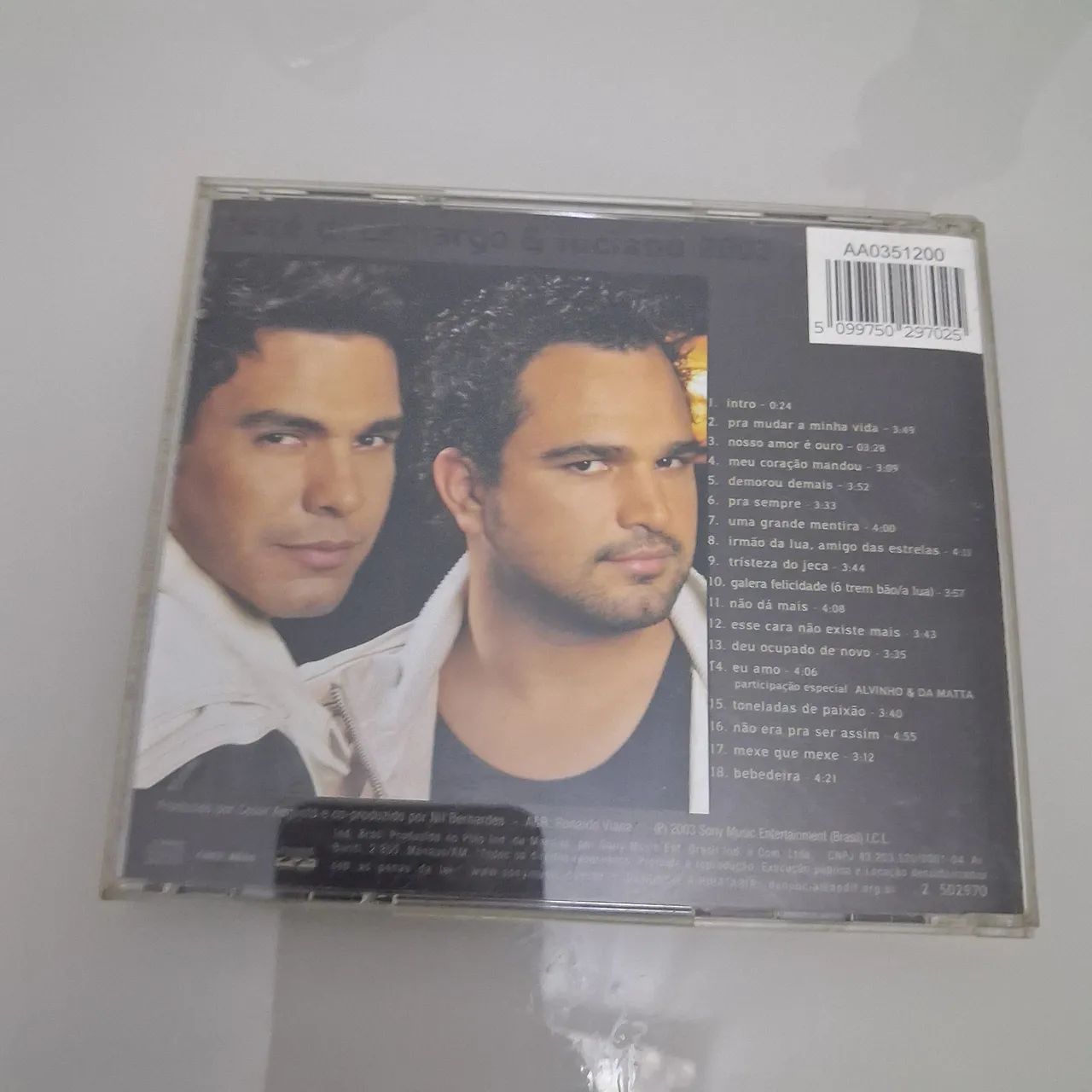 CD Zezé Di Camargo & Luciano - 2003 - Columbia - CDs, DVDs etc