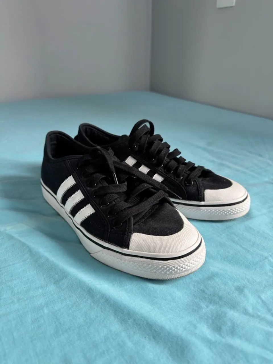 Tênis Adidas Nizza Original - Preto e Branco