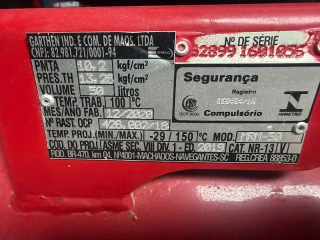  Compressor de Ar Portátil 50L  - Foto 2