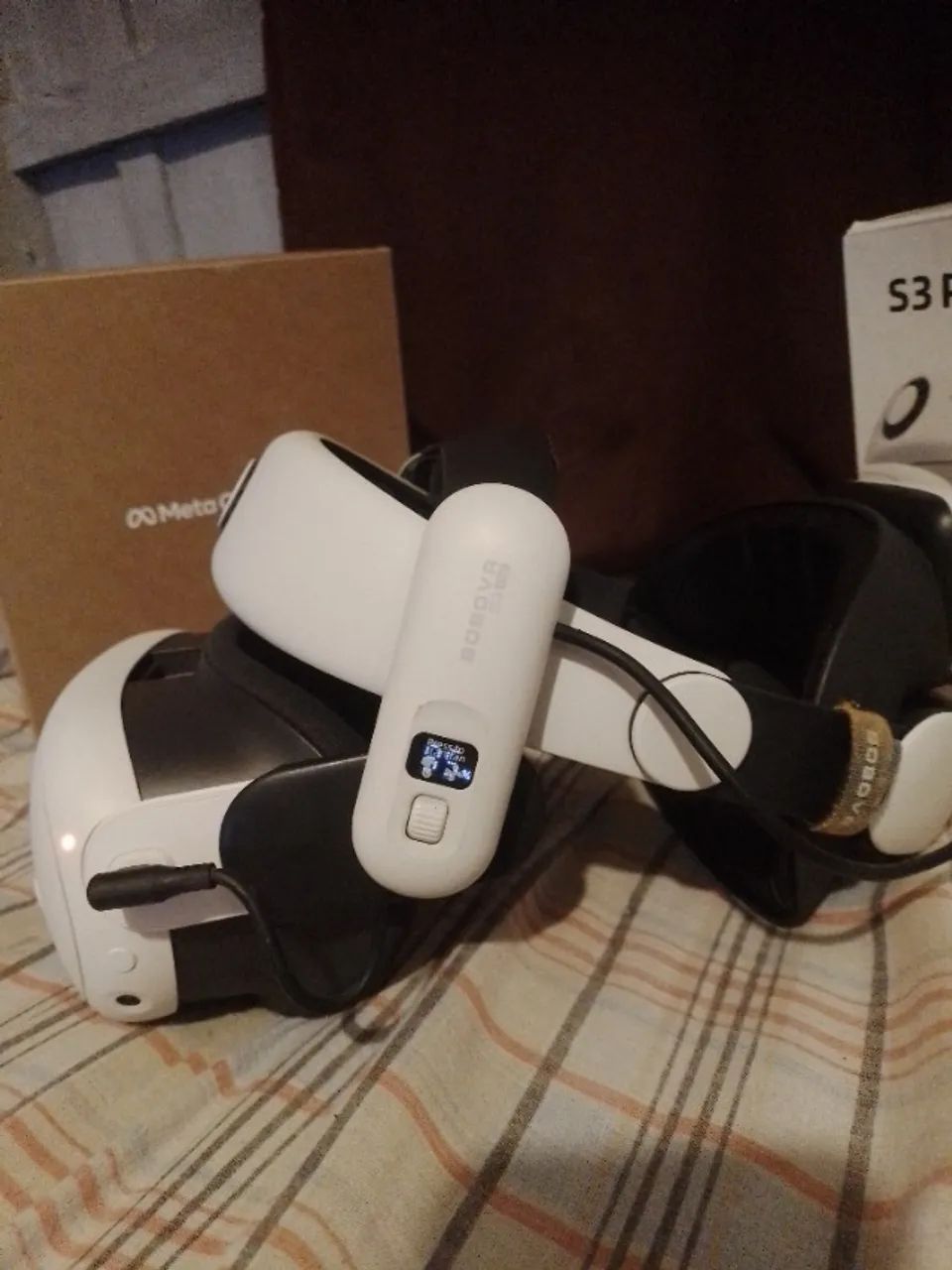 Oculus Quest 3 I 512gb + bobovr s3 pro bateria de 10000Mah alça