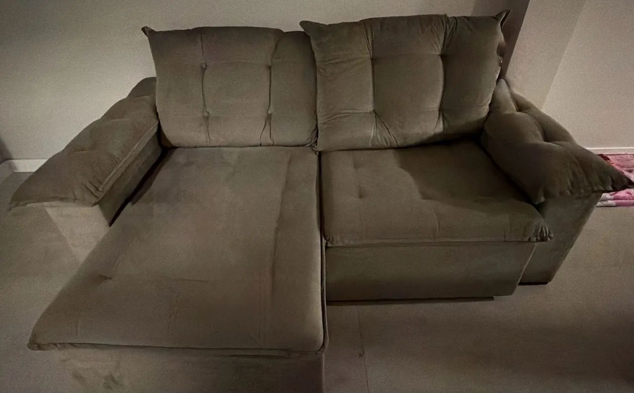 VENDO SOFÁ RETRÁTIL COM CHAISE  - Foto 5