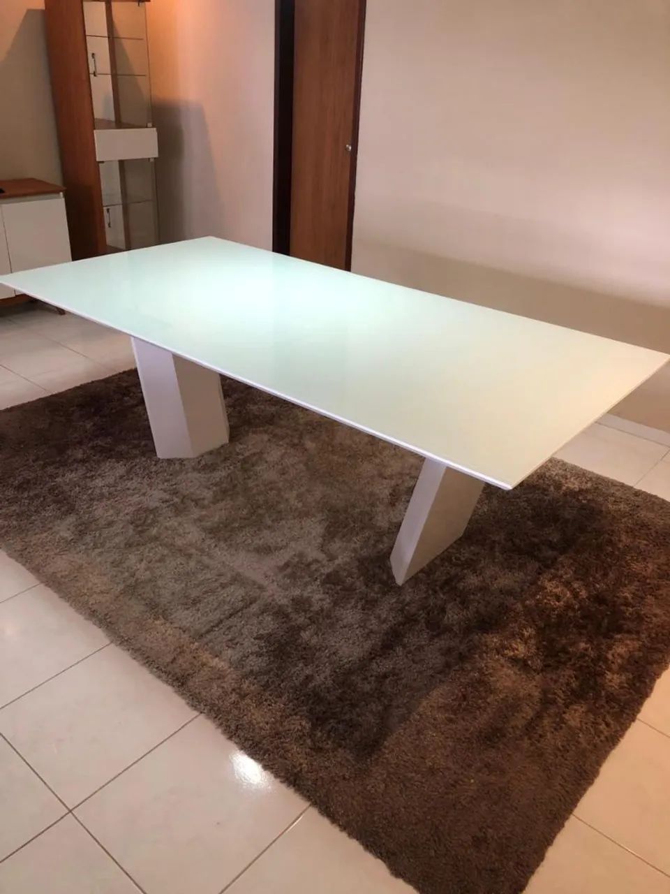 Mesa de jantar em laca branca  - Foto 2