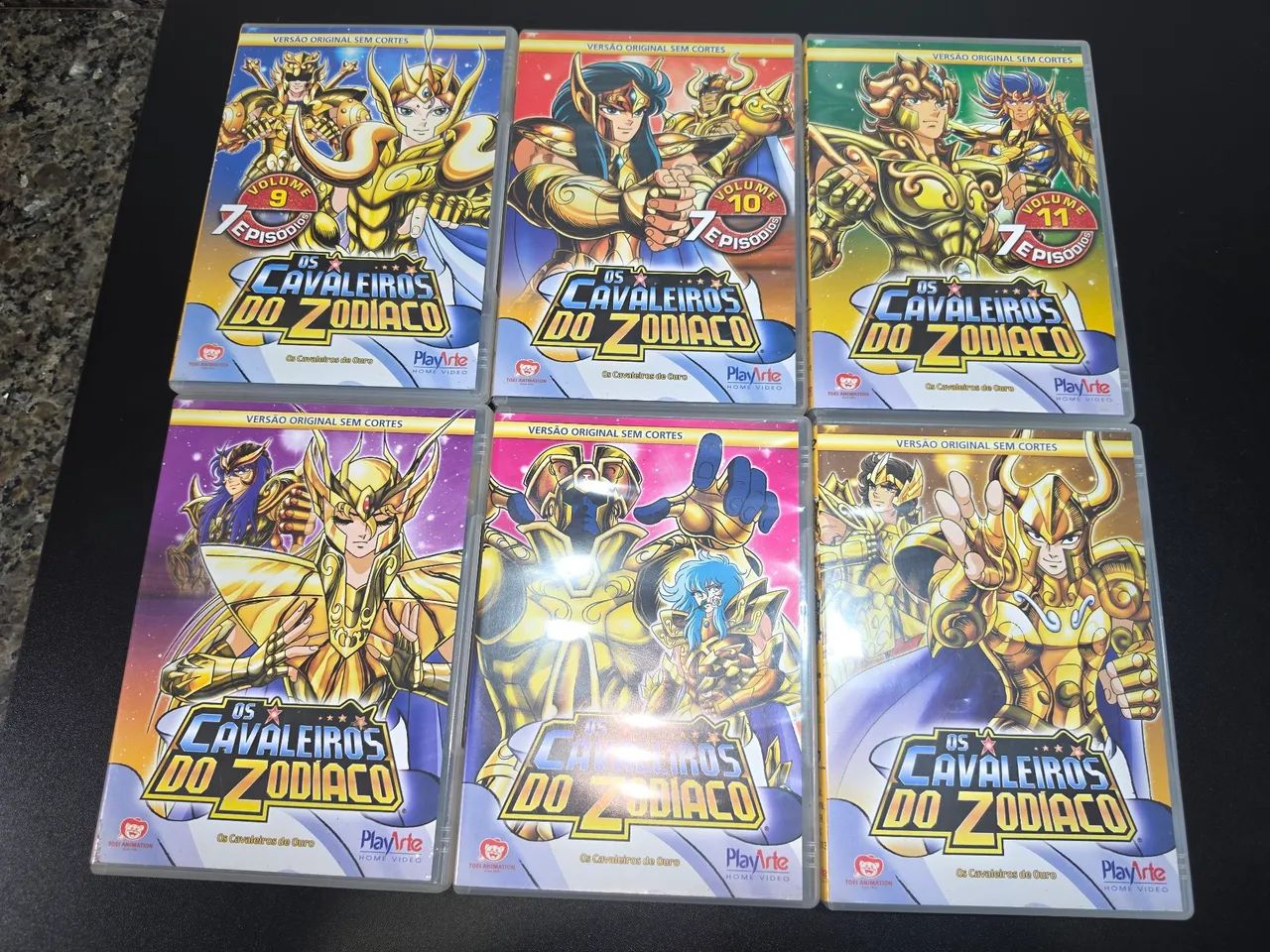 Box Completo Os Cavaleiros do Zodíaco - Clássico (21 DVDs