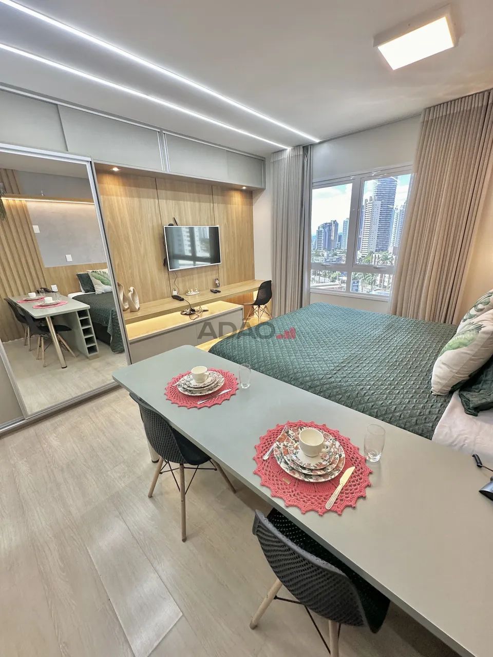 Flat mobiliado no Setor Marista