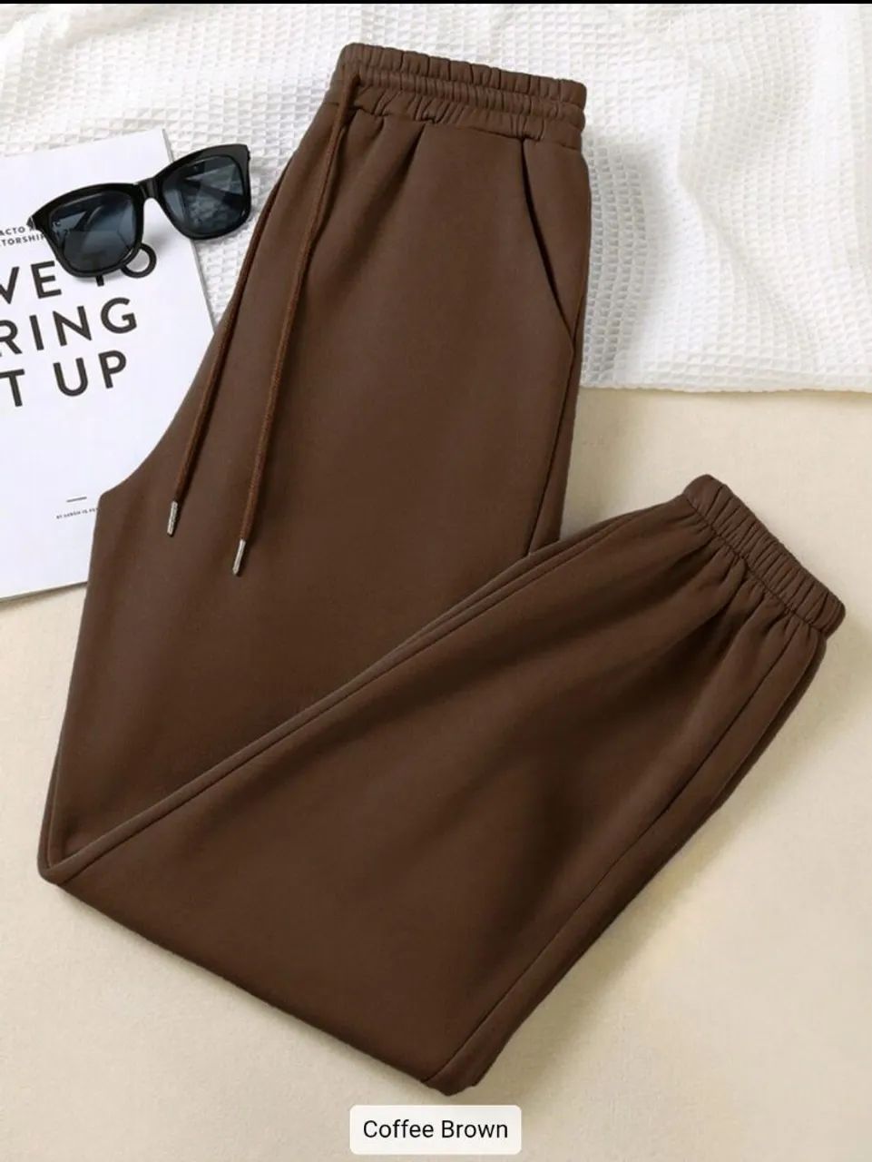 Calça Moletom Flanelada Com Bolso - Foto 3