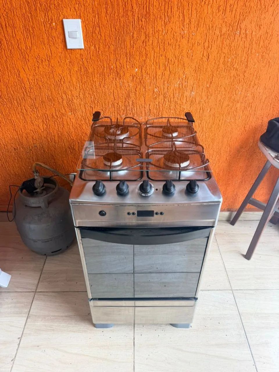 FOGÃO BRASTEMP INOX (FRETE GRÁTIS) - Foto 4