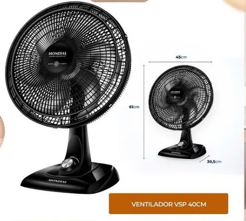 Ventilador de mesa mondial  - Foto 3