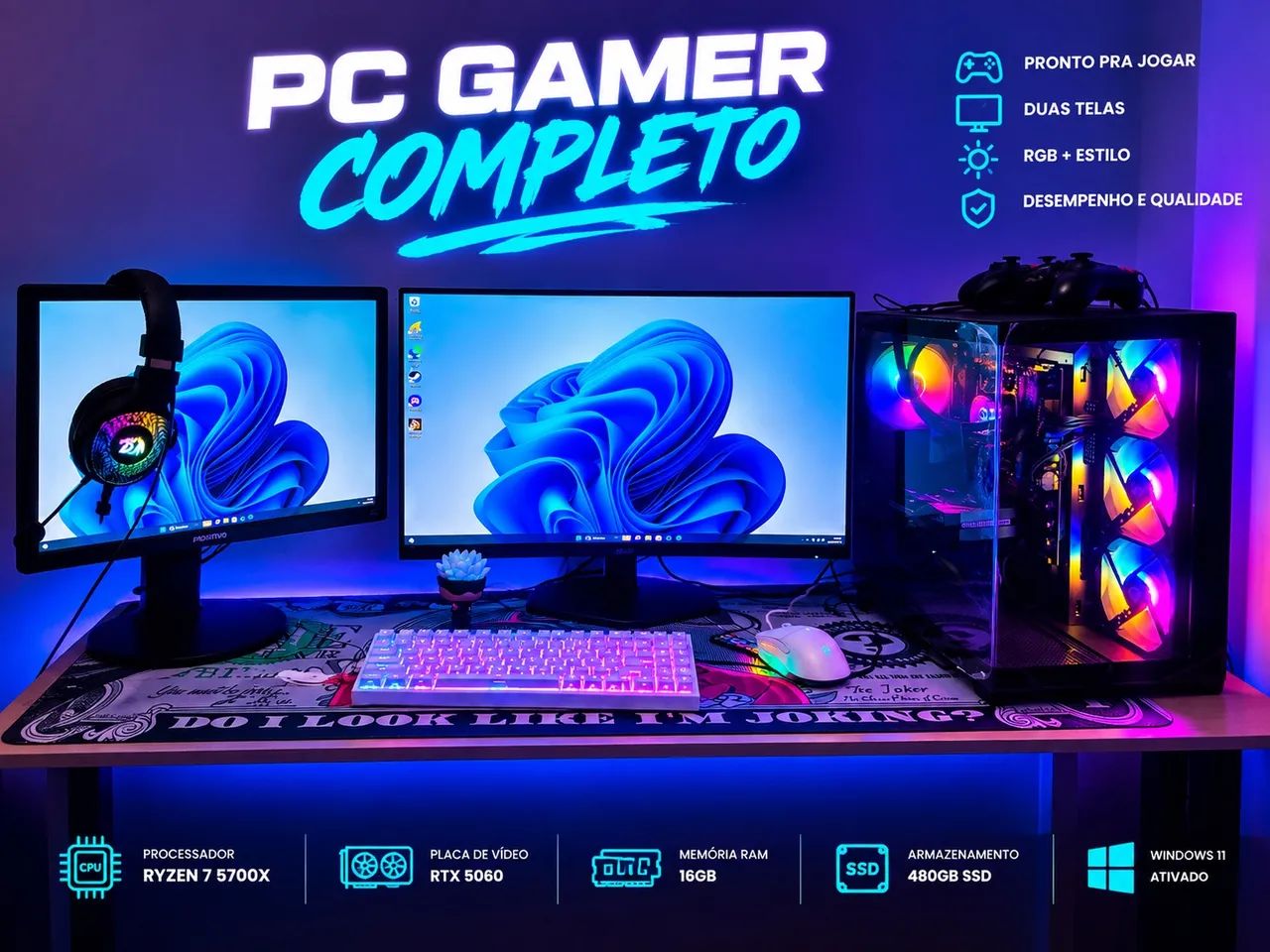 Pc gamer completo  - Foto 4