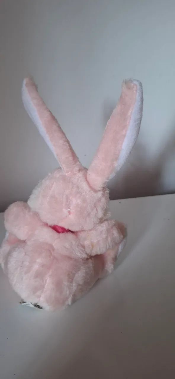 Pelúcia Coelho cor de rosa - Foto 2