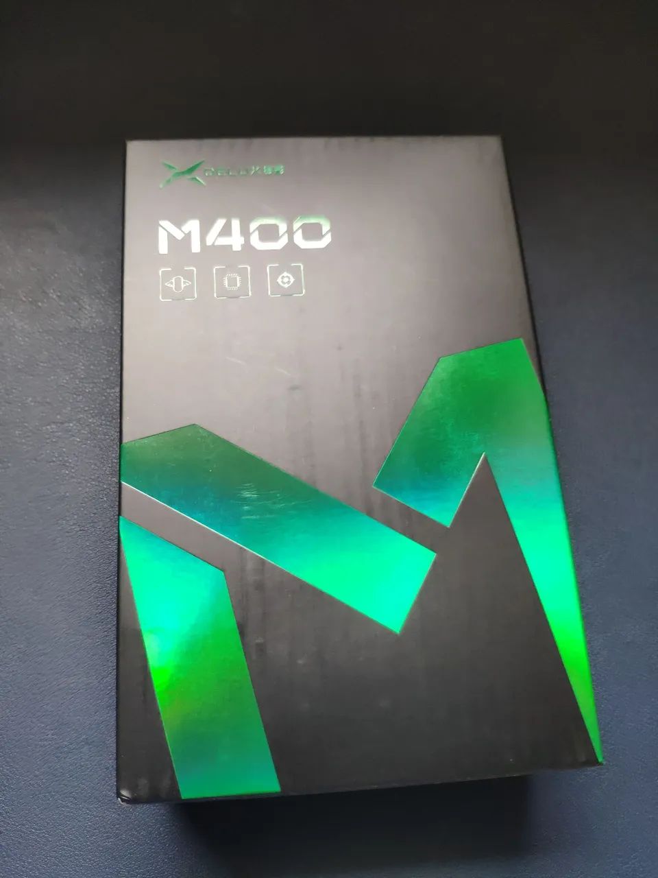 Mouse Delux M400 preto. Novo e lacrado!