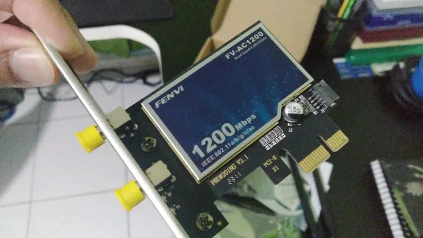 Placa de rede WiFi PCIe 2.4g/5ghz + Bluetooth 4.0 p/PC. Entrega Gratis - Foto 4